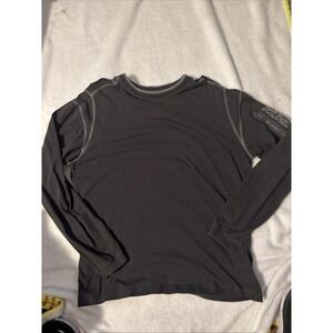 Kuhl Kommando Long Sleeve Mid-weight Crew 100% Organic Cotton Dark Gray Men's M